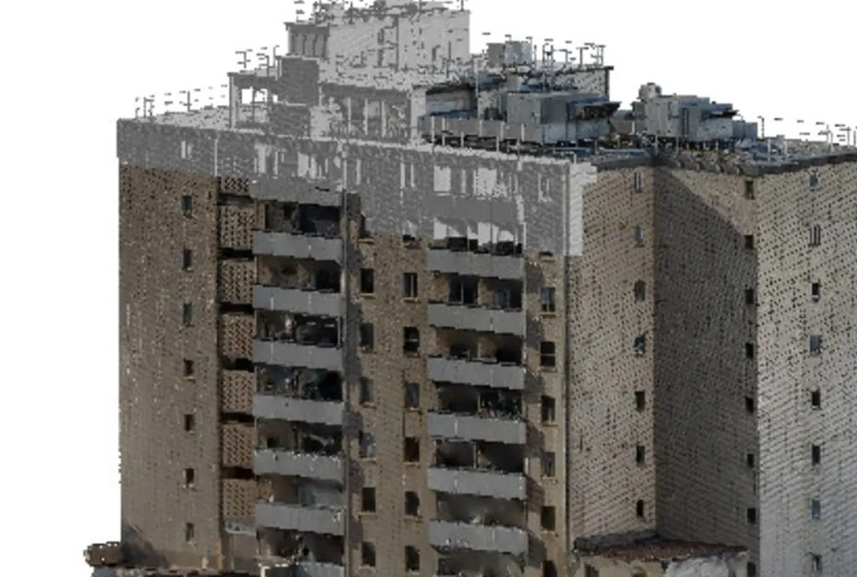 3D point cloud digital twin multi-storey residential building rooftop inspection safety flightpath ReOC South Australia